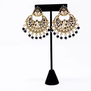 Black Pearl Kundan