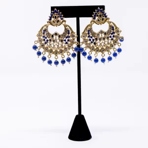 Blue Pearl Kundan
