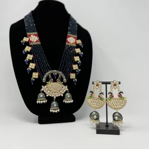 Peacock blue set