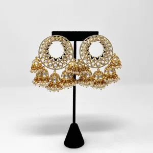 Round Gold Kundan