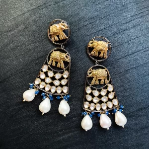 Royal Blue Elephant Statement