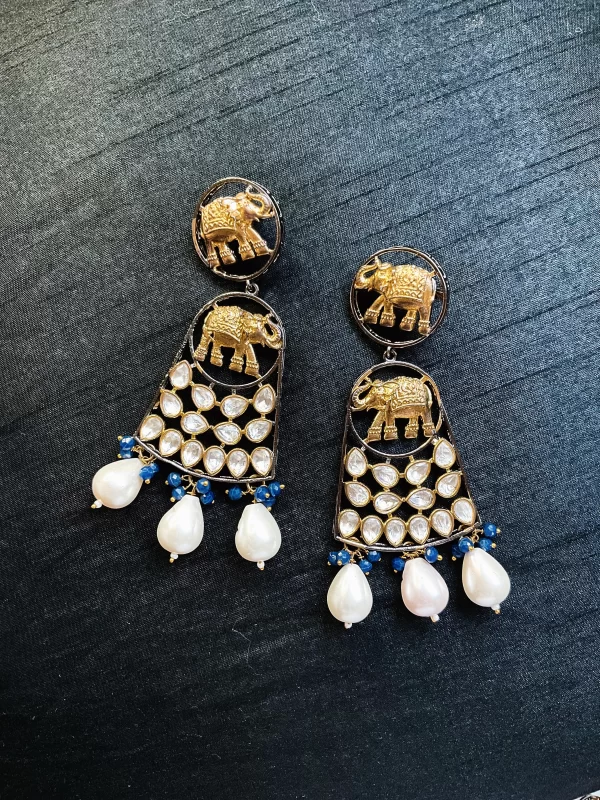 Royal Blue Elephant Statement
