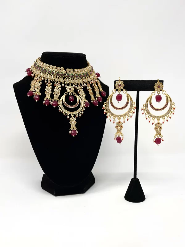 Ruby red Jadau set