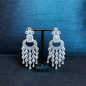 White Diamond Dangler