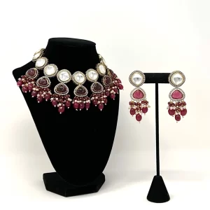 White Diamond ruby set