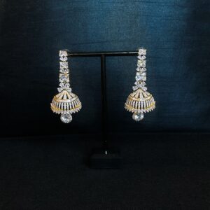 White Gold Diamond Dangler Drop